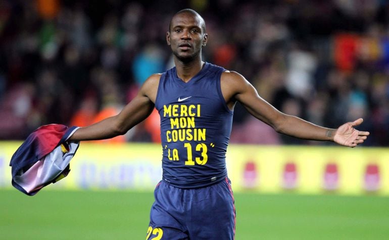 Fotografía de archivo tomada el 2013 del exfutbolista francés Eric Abidal.