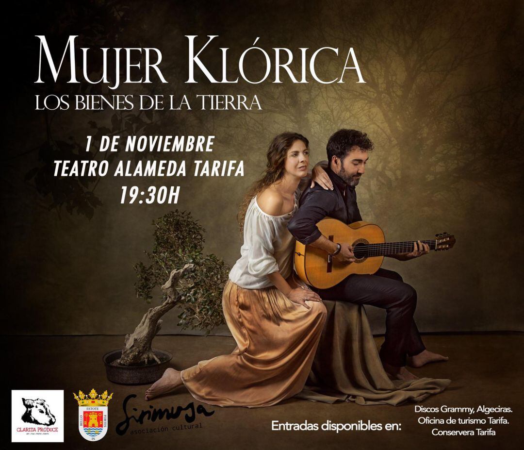 Cartel anunciador del espectáculo Mujer Klórica.