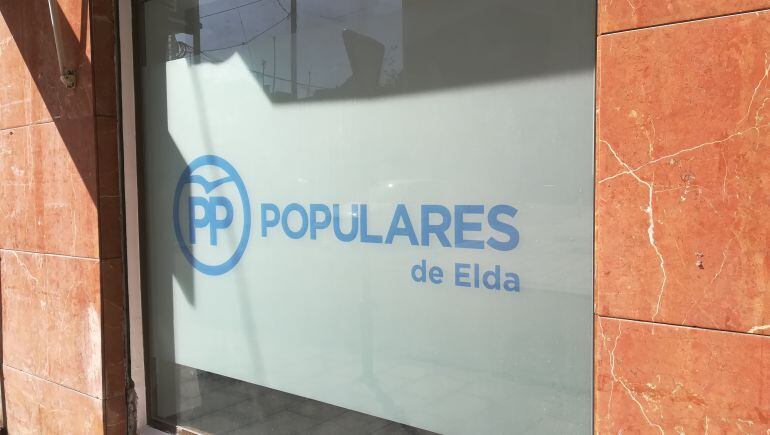 Sede del PP en Elda