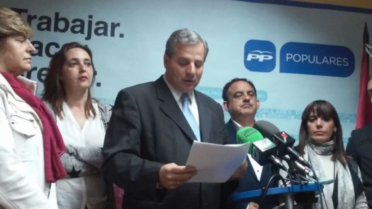 Antonio de la Torre, presidente del PP en Valdepeñas, suspendido de militancia