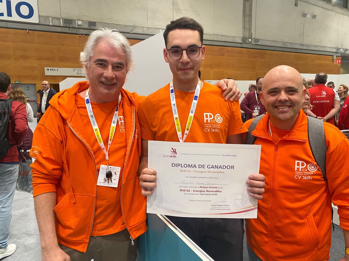 Oro para el Instituto Navarro Santafé de Villena en Spainkills 2026