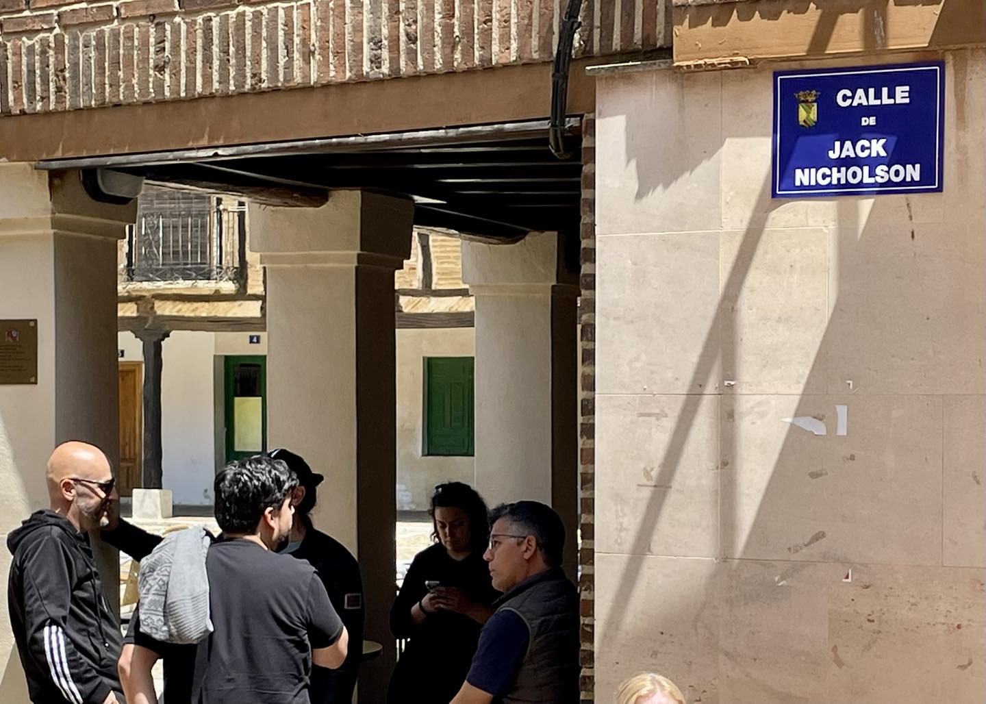 Calle de Jack Nicholson en Saldaña, Palencia