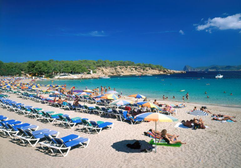 La playa de Cala Bassa