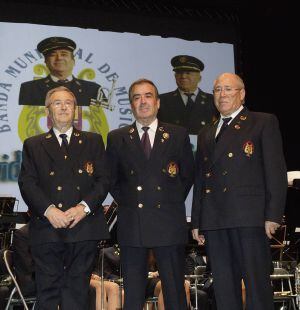 Homenajeados de la Banda Municipal de Música de Alcaudete