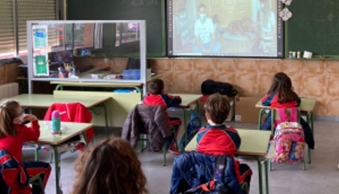 Imagen del Colegio Amanecer de Alcorcón durante el desarrollo de este programa