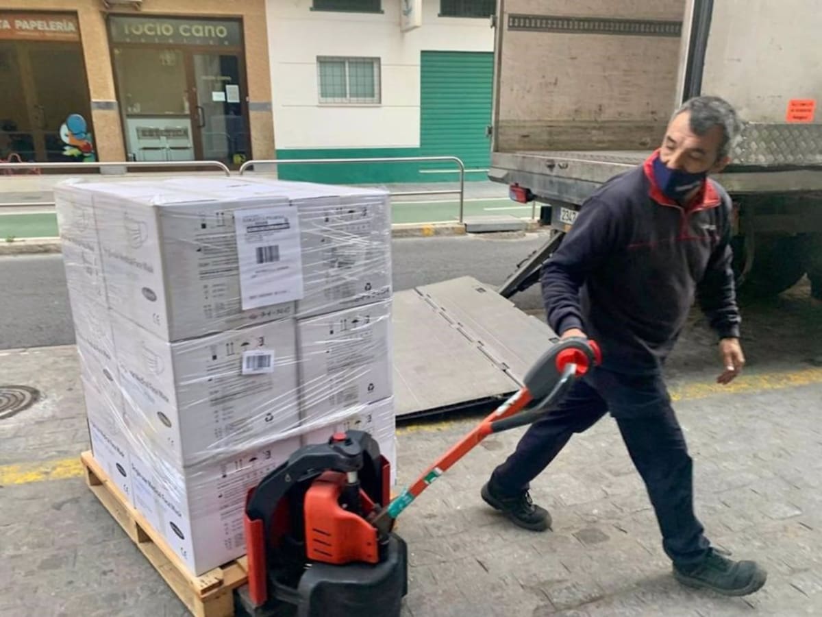 La provincia recibe 290.000 mascarillas del Gobierno para municipios y colectivos vulnerables