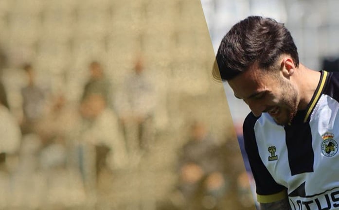 Un momento del partido