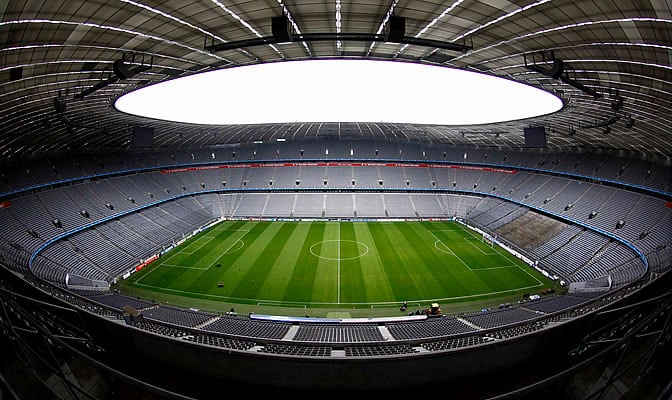 Vista panorámica del Allianz Arena