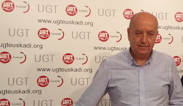 Raúl Arza, secretario general de UGT en Euskadi