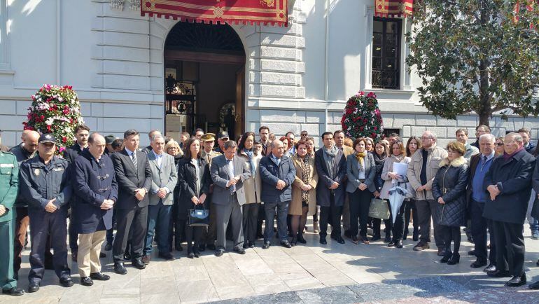 Minuto de silencio en Granada contra los atentados de Bruselas