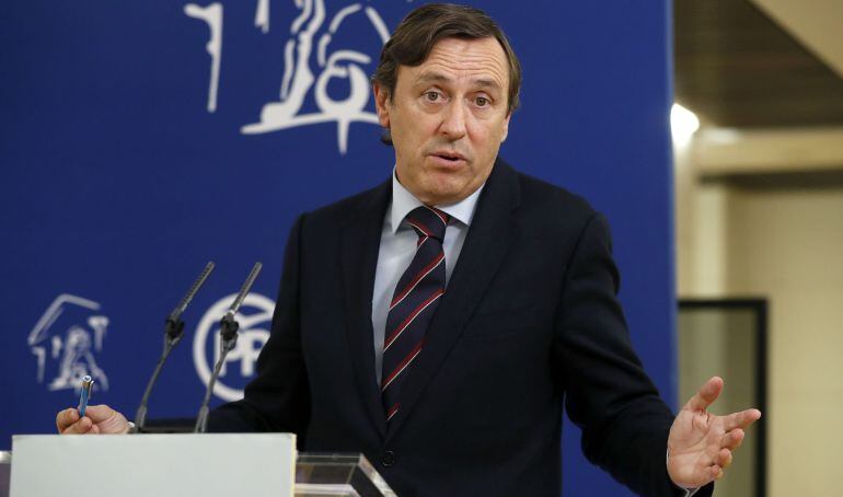 El portavoz del PP en el Congreso, Rafael Hernando.