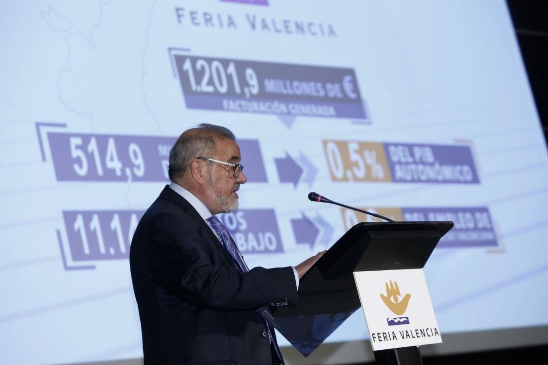 El presidente de Feria Valencia, José Vicente González