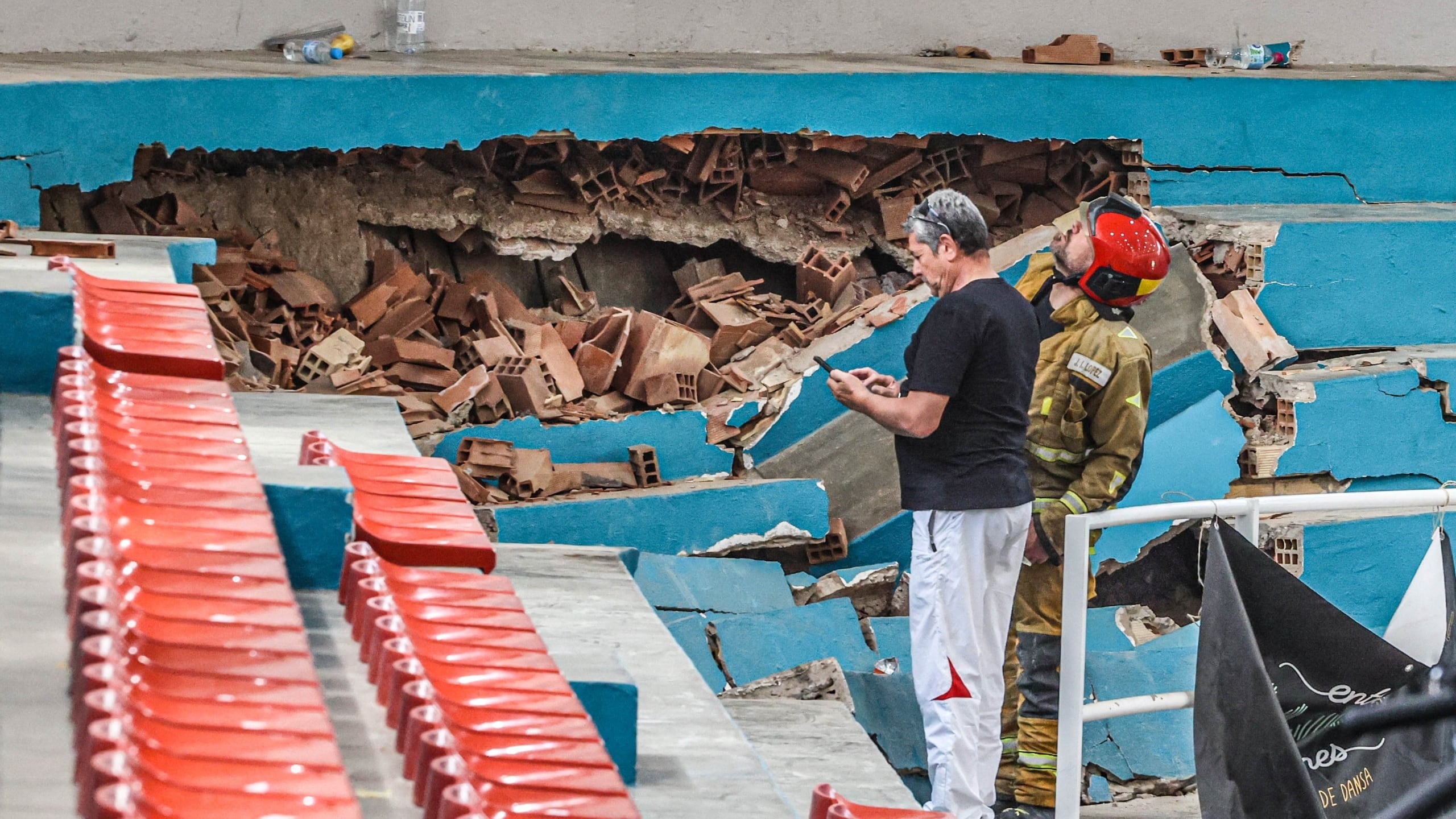 Cabe recordar que el pabellón está inhabilitado desde mayo de 2022 por el hundimiento de una grada durante el Campeonato de España de Fitkid