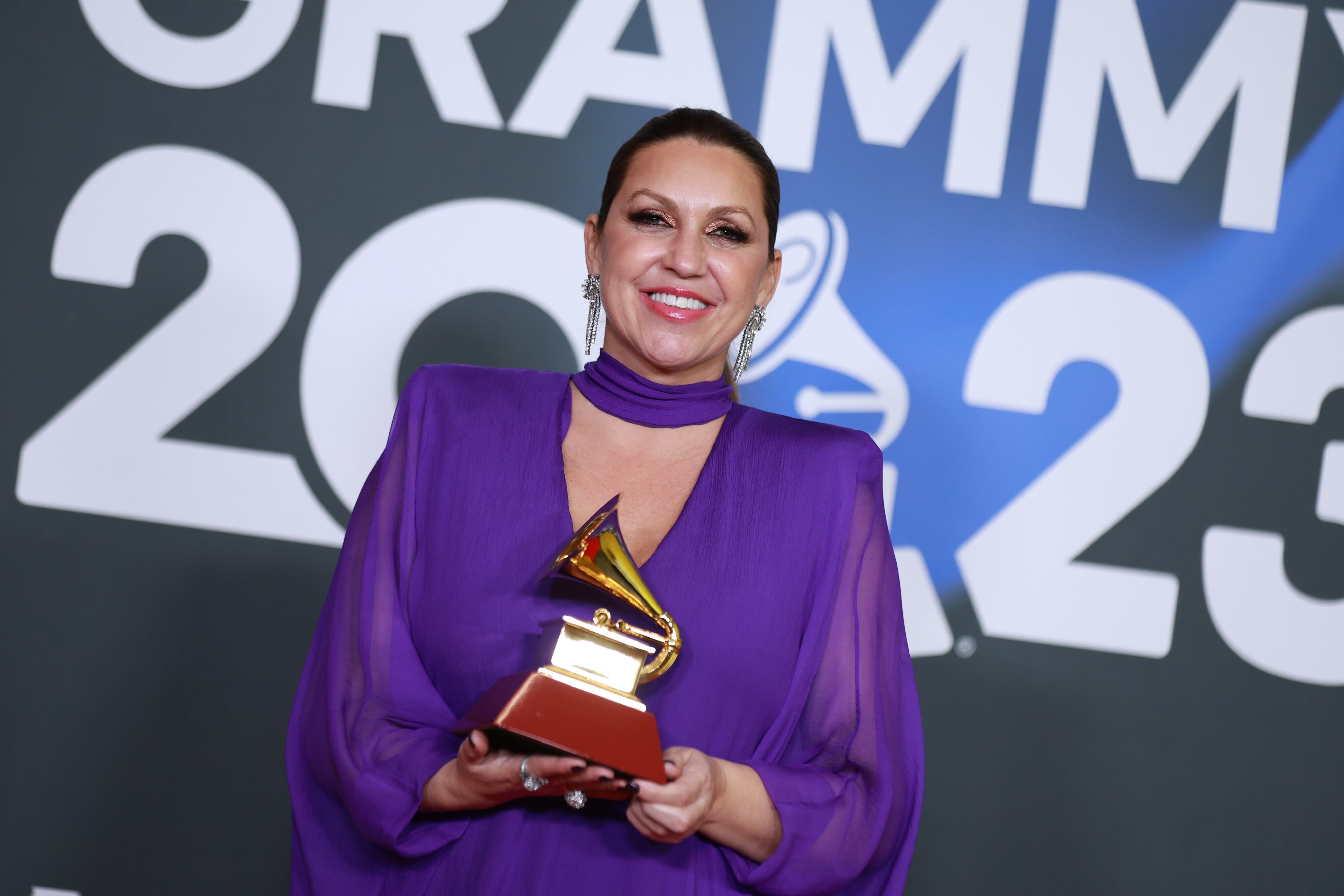 Niña Pastori, en los Premios Grammy Latinos. (Photo by Patricia J. Garcinuno/WireImage)