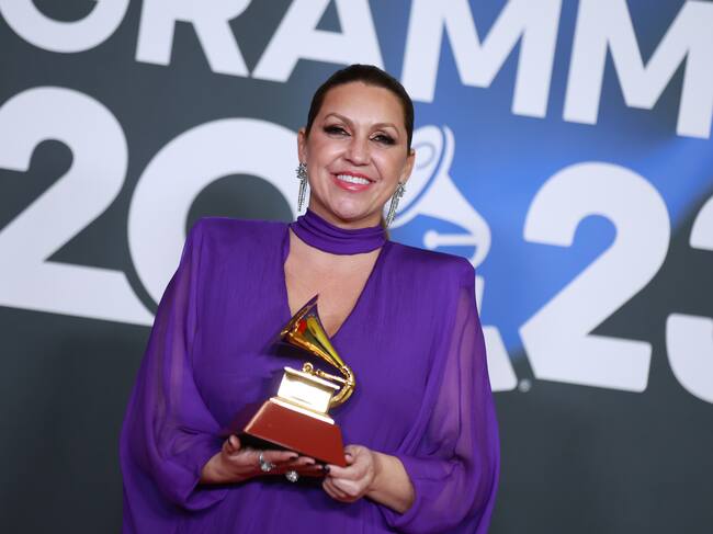 Niña Pastori, en los Premios Grammy Latinos. (Photo by Patricia J. Garcinuno/WireImage)