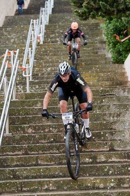 Bajando escaleras