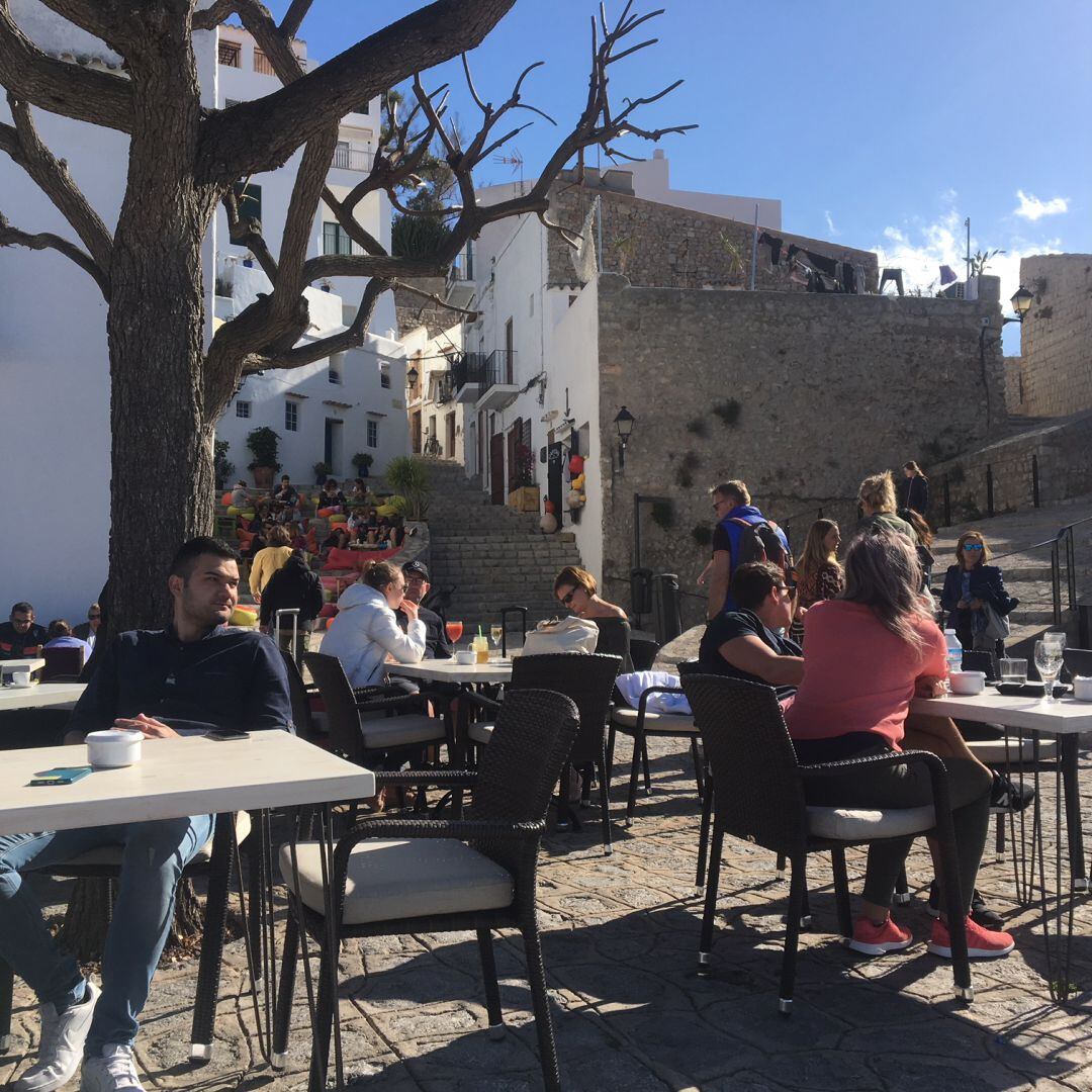 Terraza en Dalt Vila