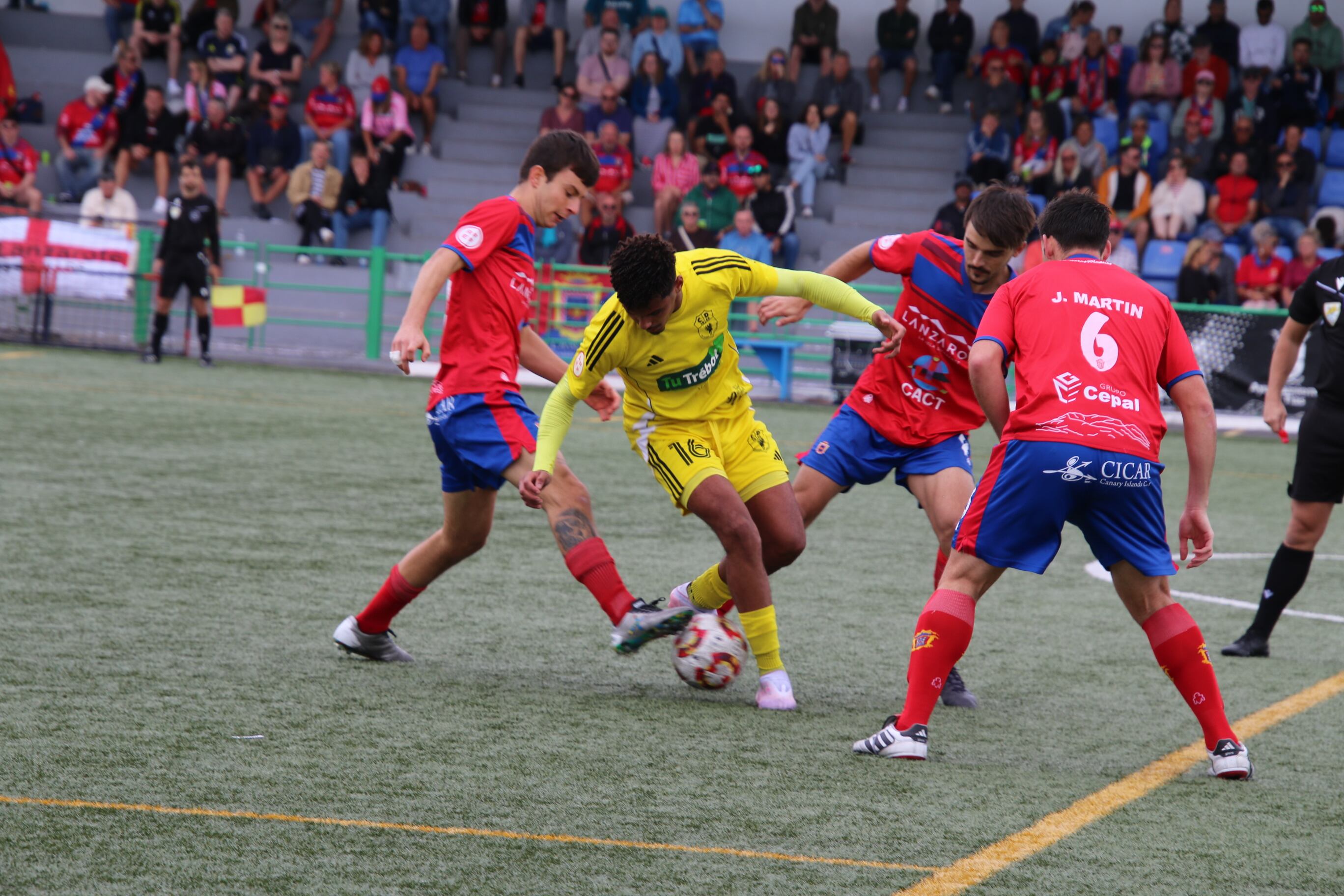 La UD Lanzarote pierde en casa contra el CD San Miguel (0-1).
