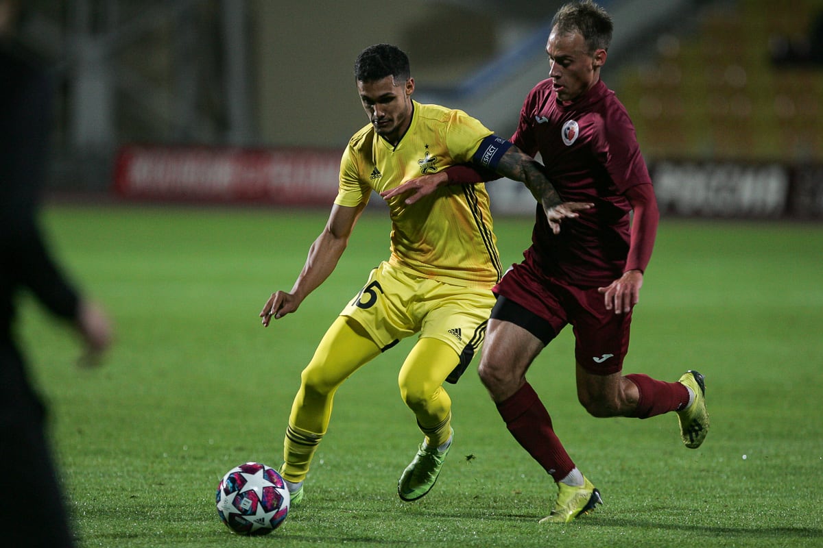 Florești y Sheriff en un encuentro de liga moldava (Foto: FC Sheriff Tiraspol)