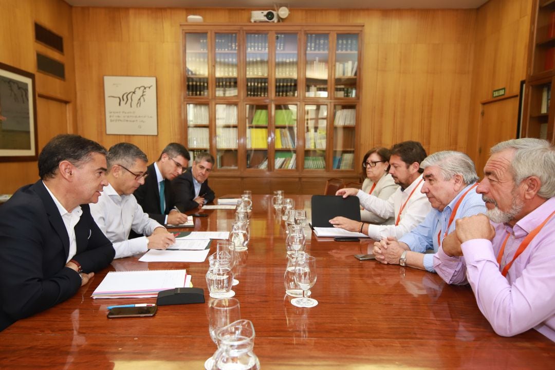 Imagen de la reunión mantenida este martes en Madrid.