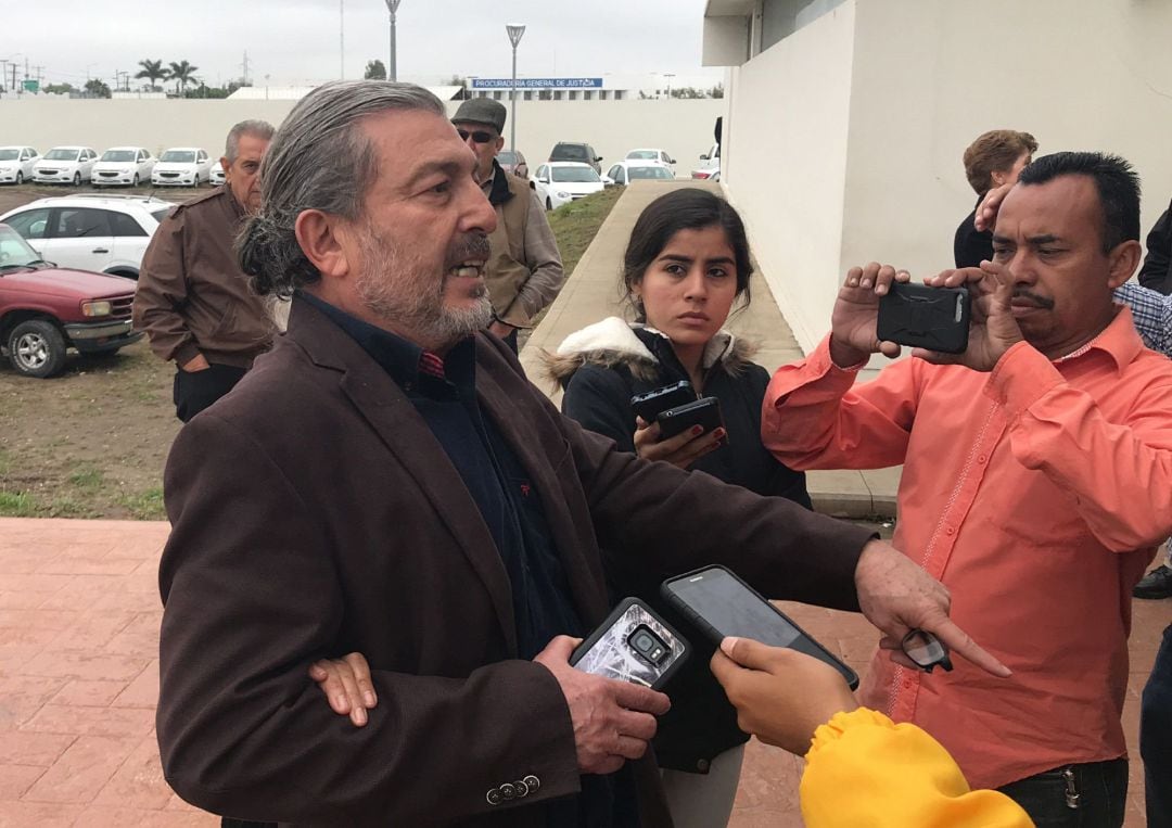 Jorge Fernandez y Adriana González, padres de Jorge Fernández Jr., declarado culpable hoy de feminicidio, en la ciudad de Reynosa, en el estado de Tamaulipas (México)