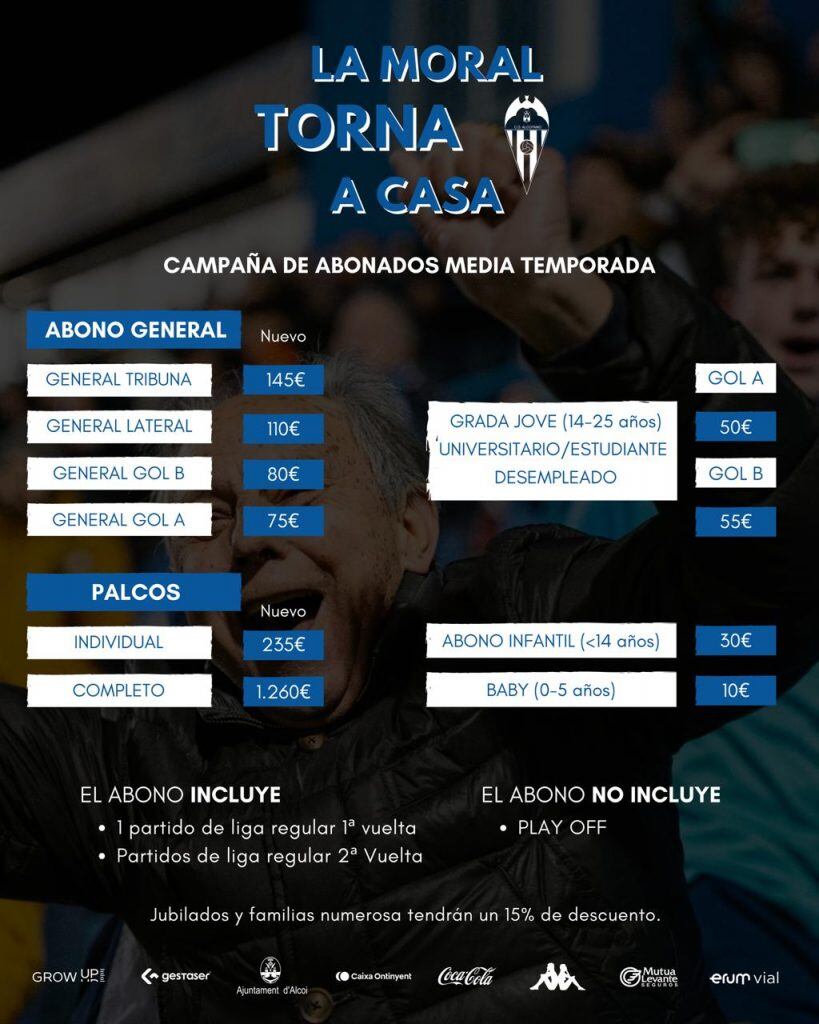 Campaña media temporada del CD Alcoyano