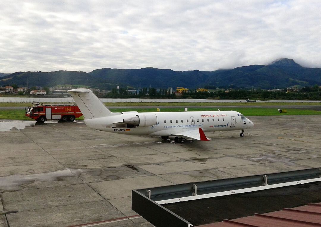 Avión de la compañía nacional Air Nostrum.