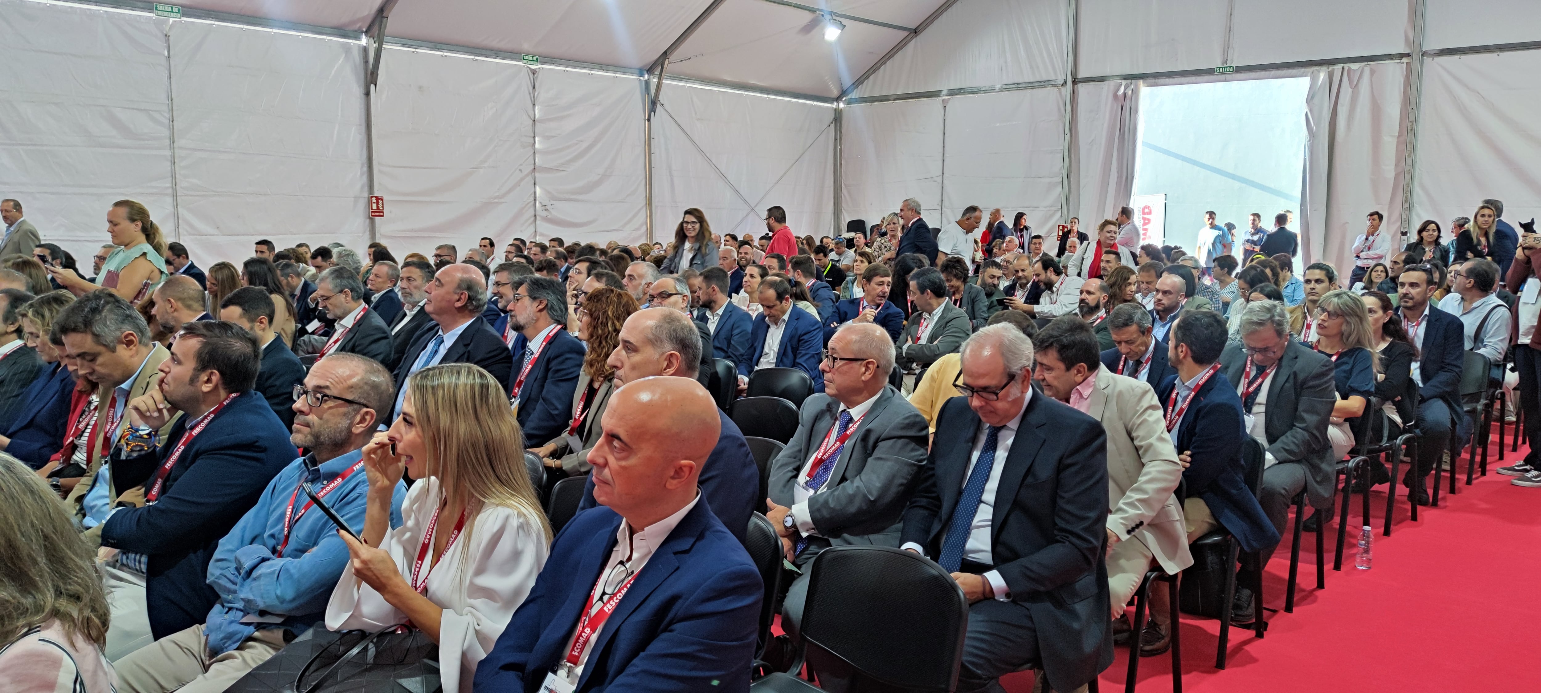 Momento de la inauguración de la Feria de la Construcción de Madrid.