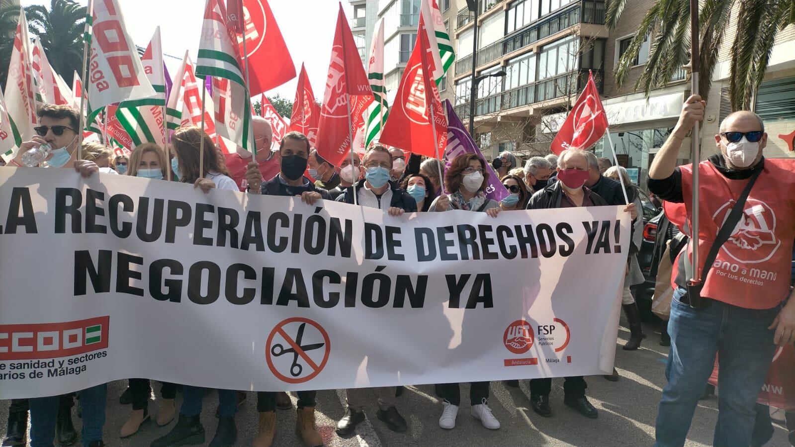 Manifestación este sábado en Málaga en defensa de la sanidad pública