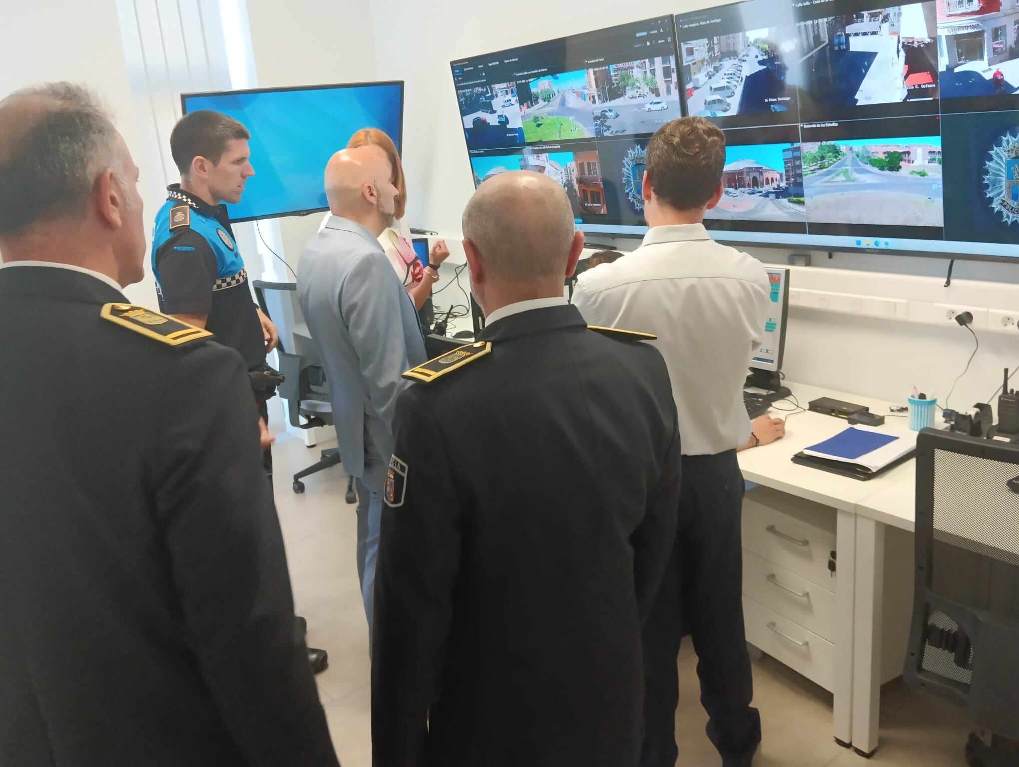 Las cámaras están monitorizadas en las dependencias policiales