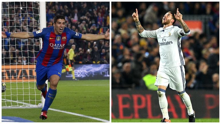 Luis Suárez y Ramos han sido los goleadores del Clásico.