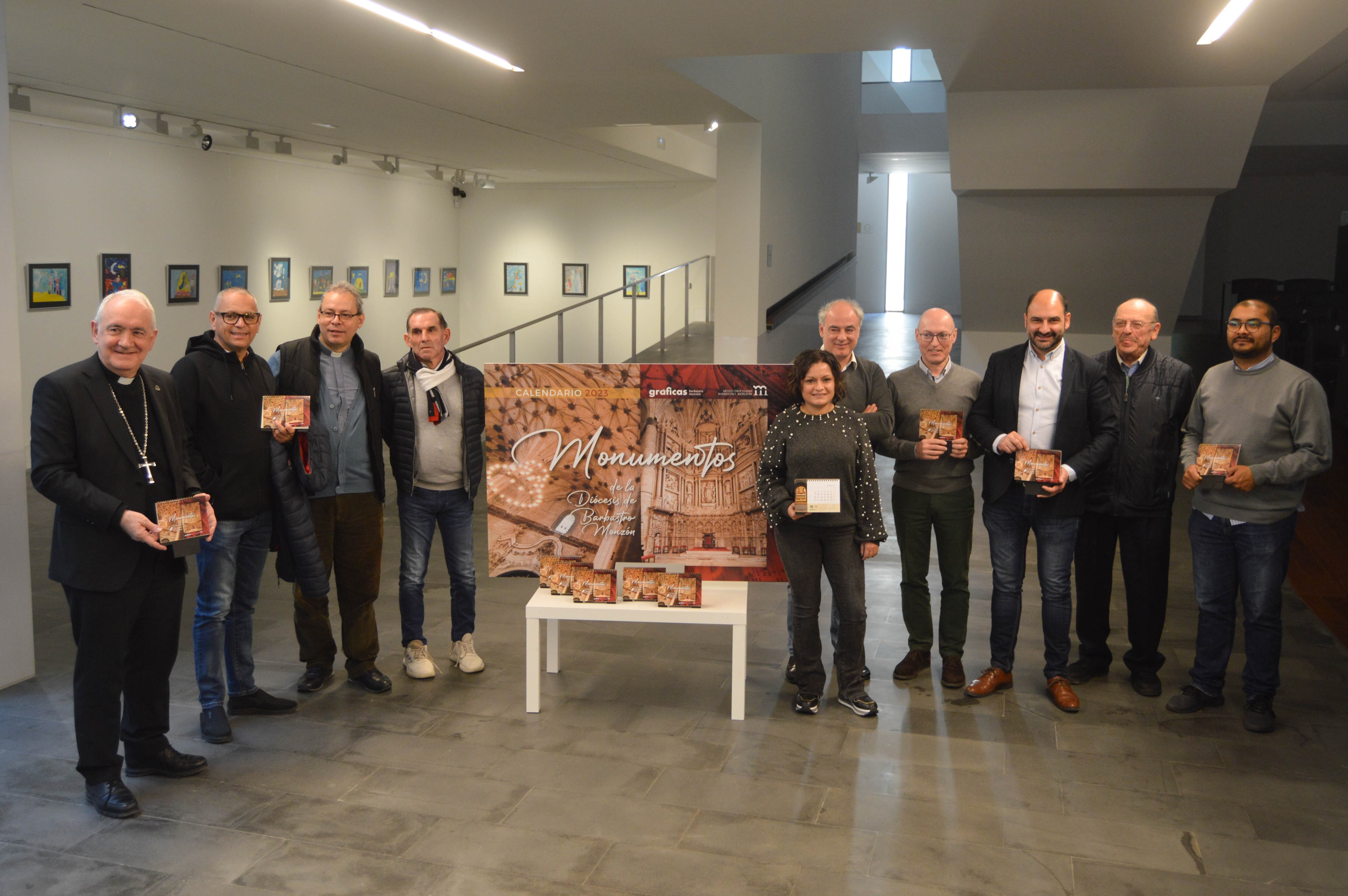 Presentación calendario 2023 Monumentos de la Diocesis de Barbastro-Monzón