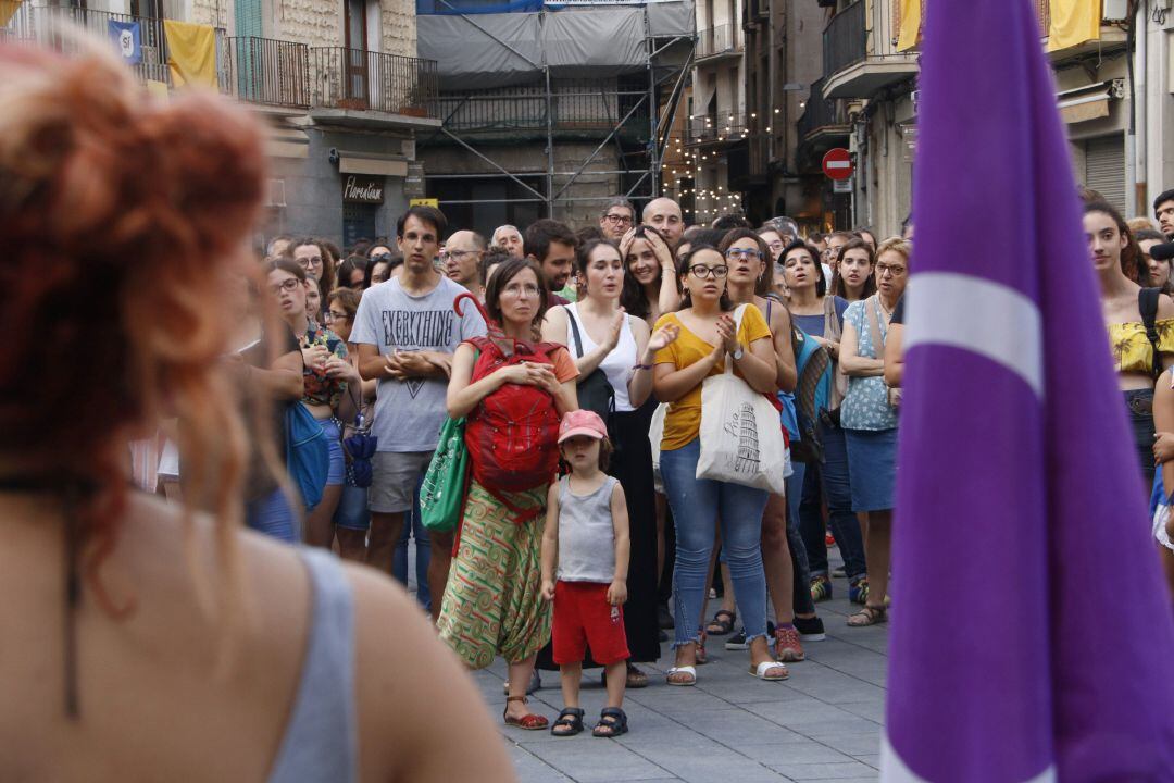 Manifestació per la violació de &#039;la manada&#039; de Manresa