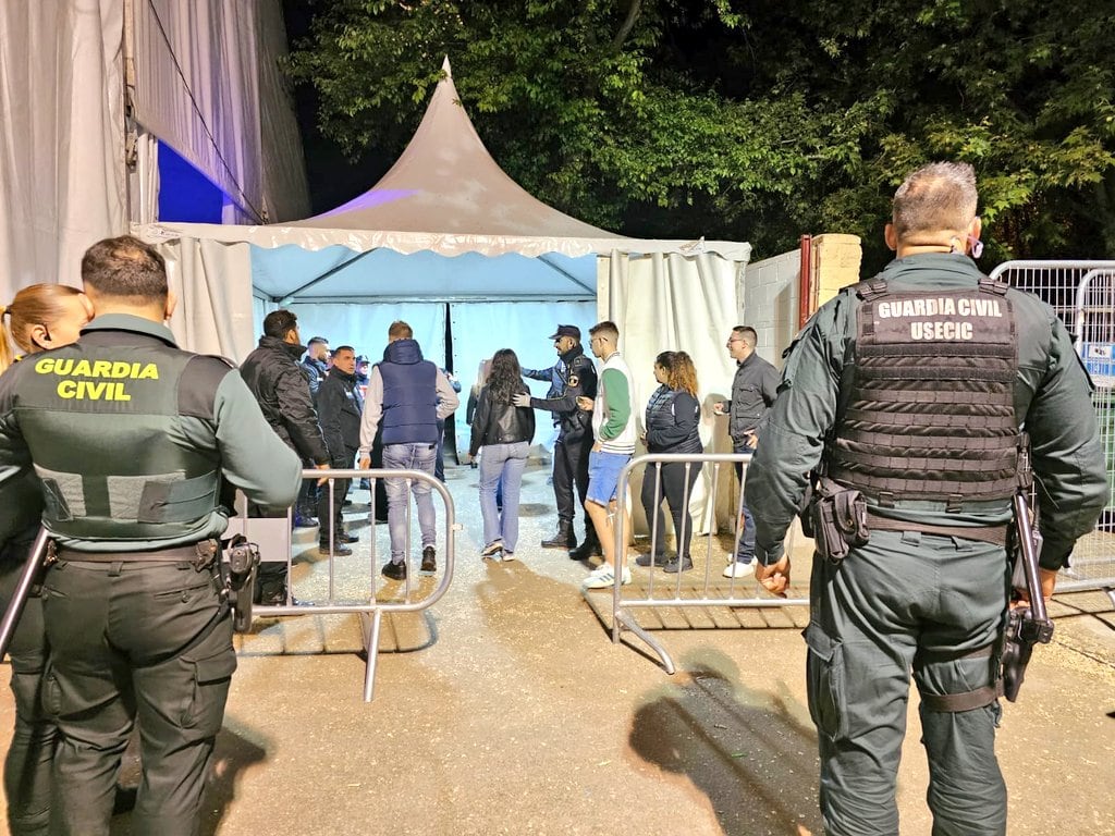 Guardia Civil y Policía Local en las fiestas de San Martín de la Vega