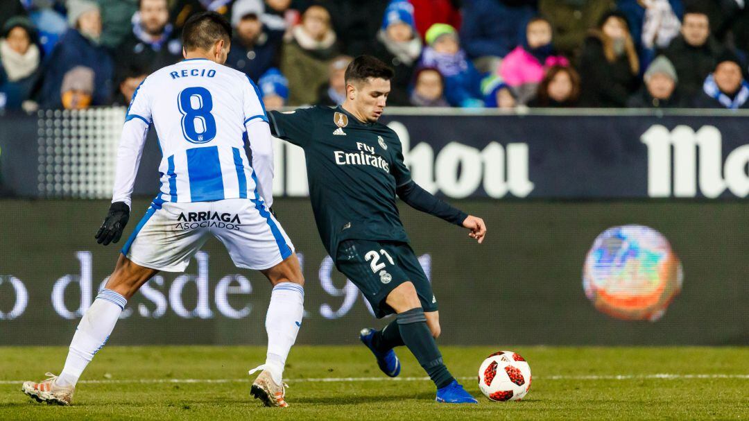 Brahim Díaz durante el partido contra el Leganés en la Copa del Rey