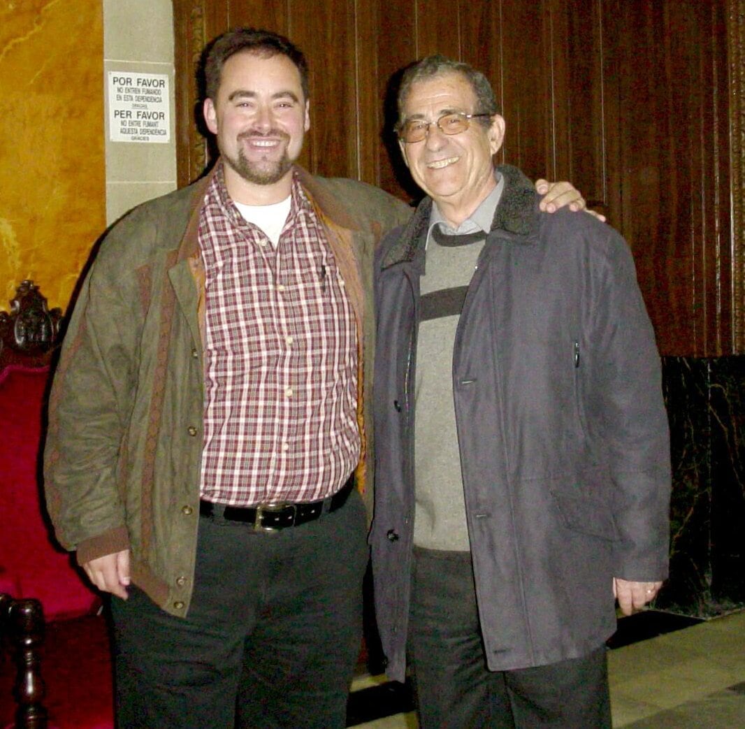 Juan Javier Gisbert y Mario Ferrer en una imagen más reciente de 2004