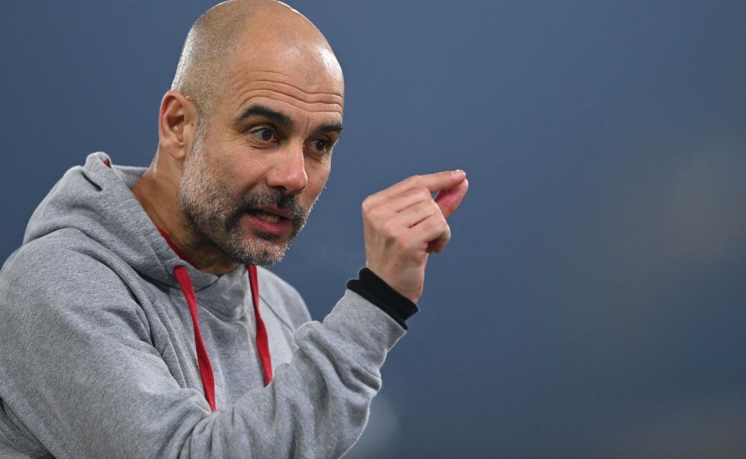 El técnico del Manchester City Pep Guardiola.