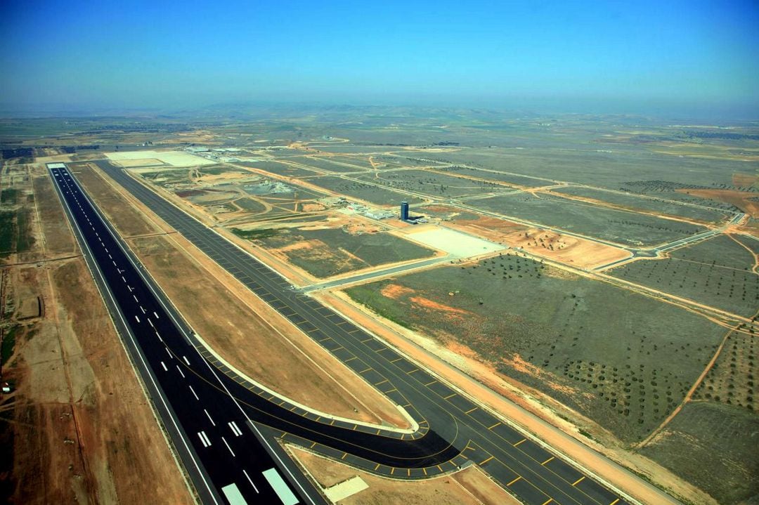 Vista aérea del Aeropuerto de Ciudad Real 