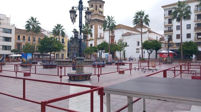 Plaza Alta acotada para la Magna Mariana