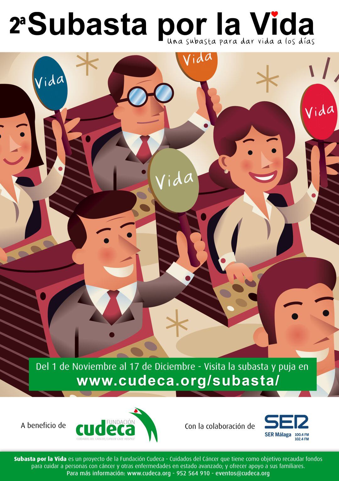 Subasta por la Vida de Cudeca y SER Málaga