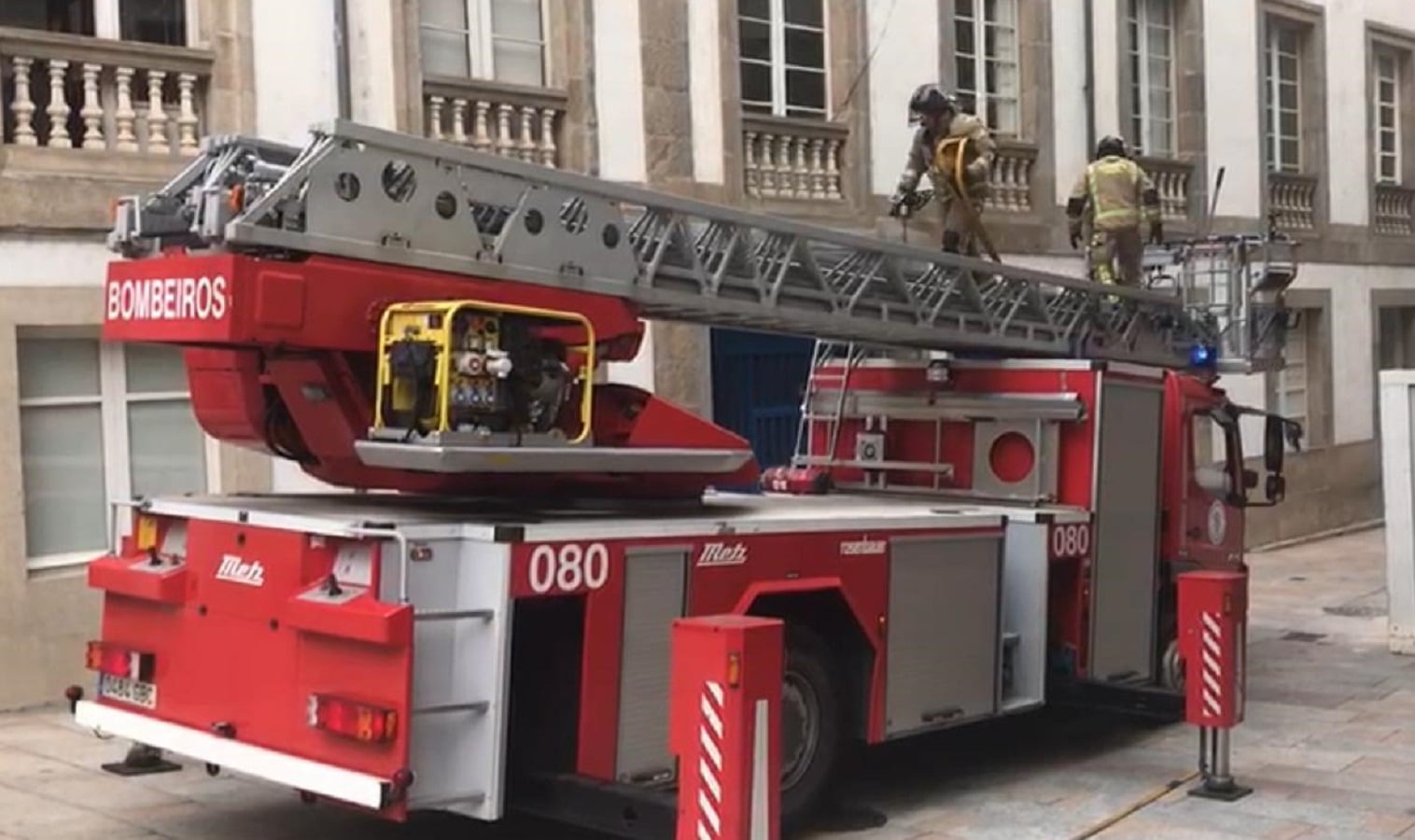 Imagen de archivo de los bomberos de Ourense