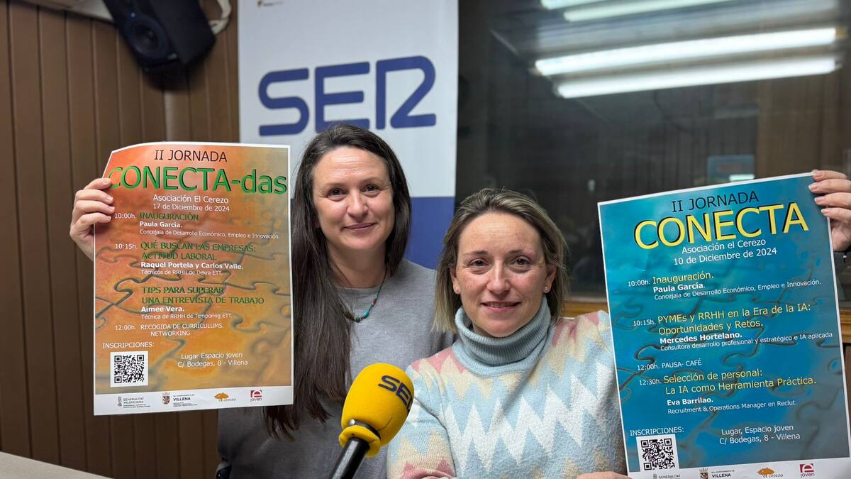 Carol Cuenca y María Ángeles Pérez