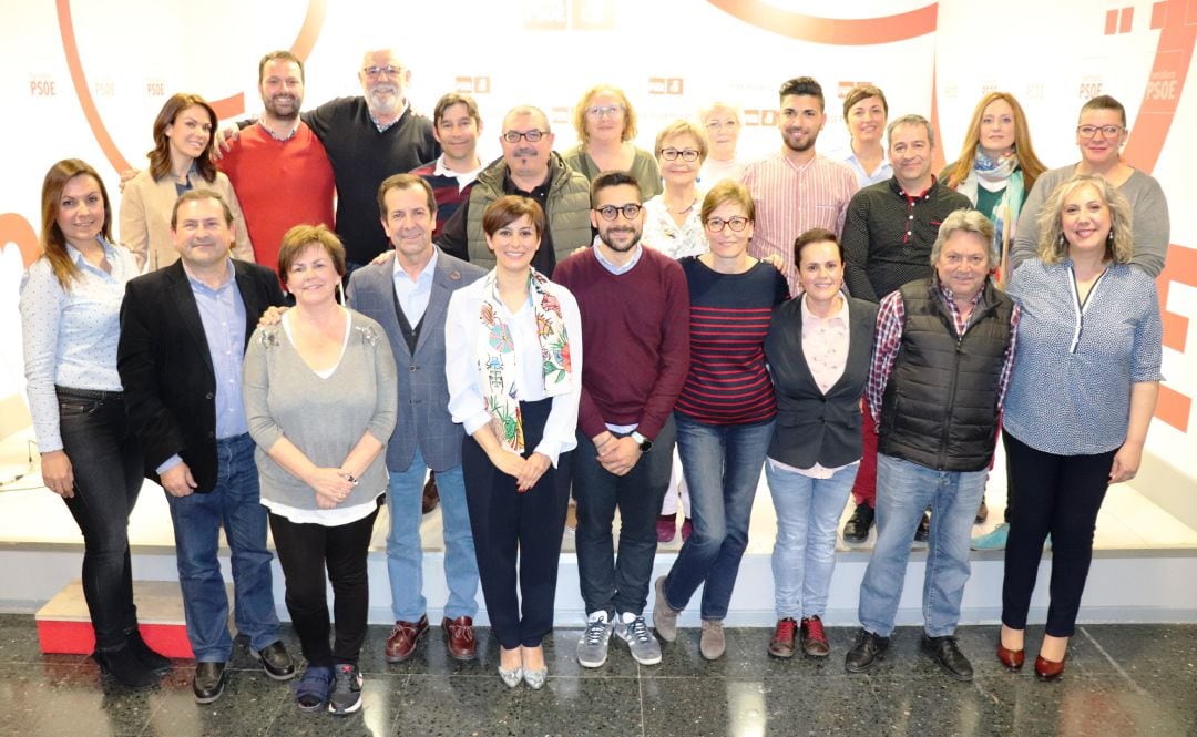 Imagen de la candidatura del PSOE para las próximas elecciones municipales en Puertollano