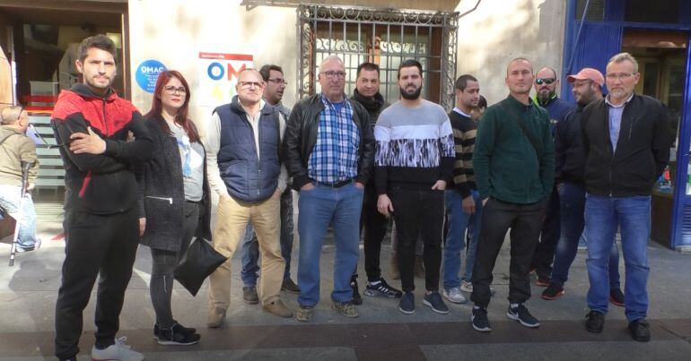 Trabajadores Grúas Albadalejo