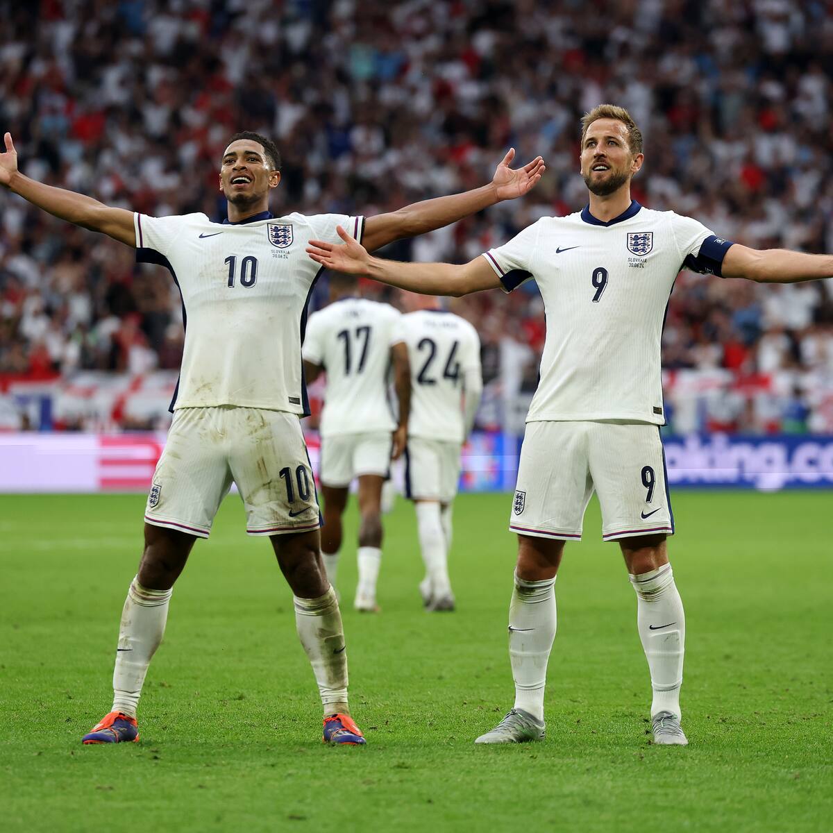 Una floja Inglaterra doblega a Eslovaquia en la prórroga y ya está en cuartos de la Eurocopa