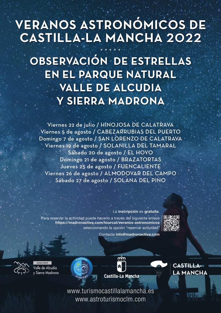 Observaciones programadas para este verano en el Valle de Alcudia