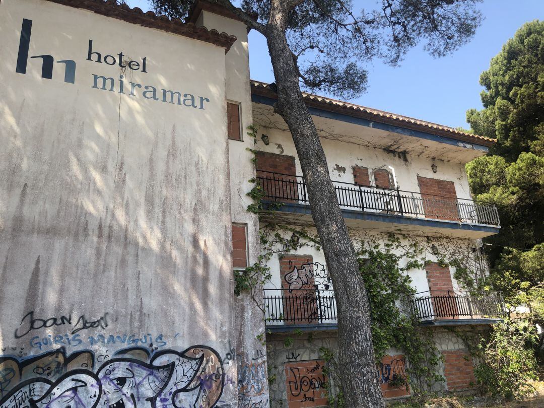 Estat de l'hotel Miramar actualment