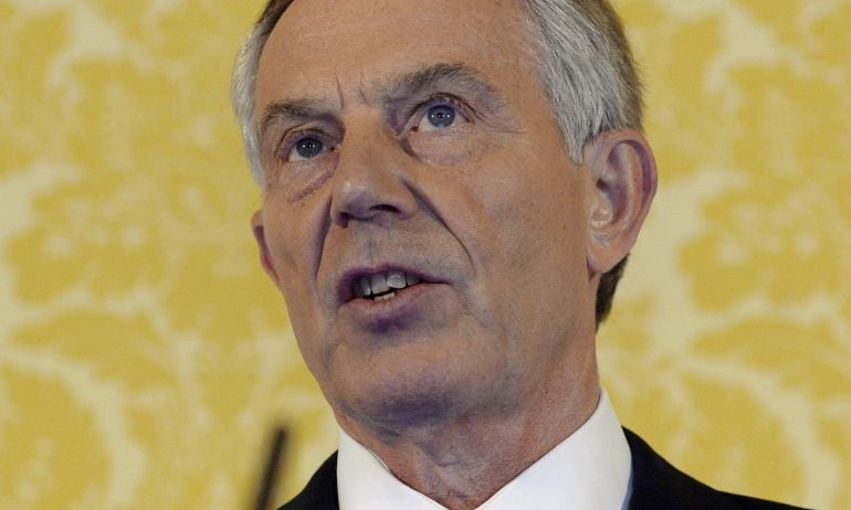 Former British Prime Minister, Tony Blair, delivers a speech following the publication of The Iraq Inquiry Report by John Chilcot, in London, Britain July 6, 2016. REUTERSStefan RousseauPool TPX IMAGES OF THE DAY