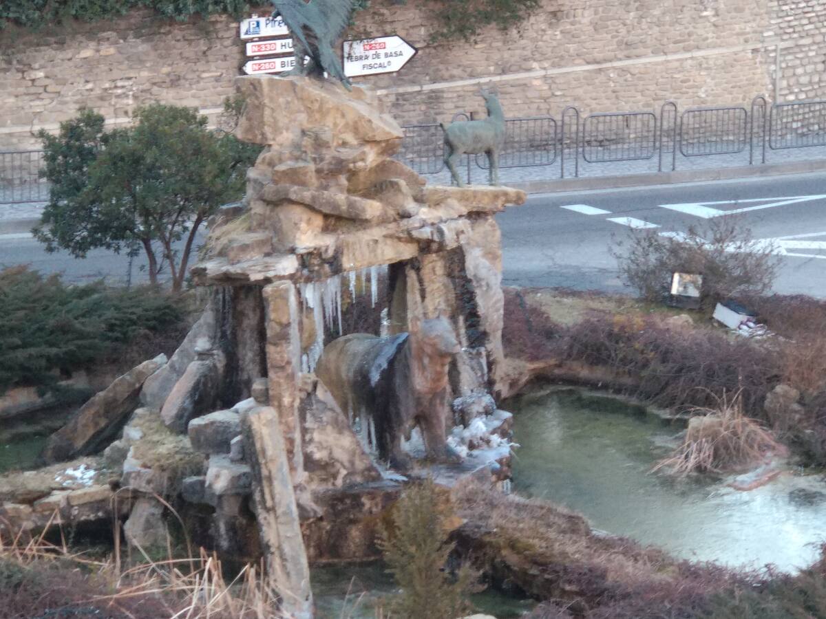 La lluvia caída en enero en Sabiñánigo aumento con relación a los últimos 3 años