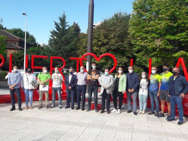 Adolfo Muñiz en la presentación de los actos de la Semana Europea de la Movilidad este jueves en Puertollano